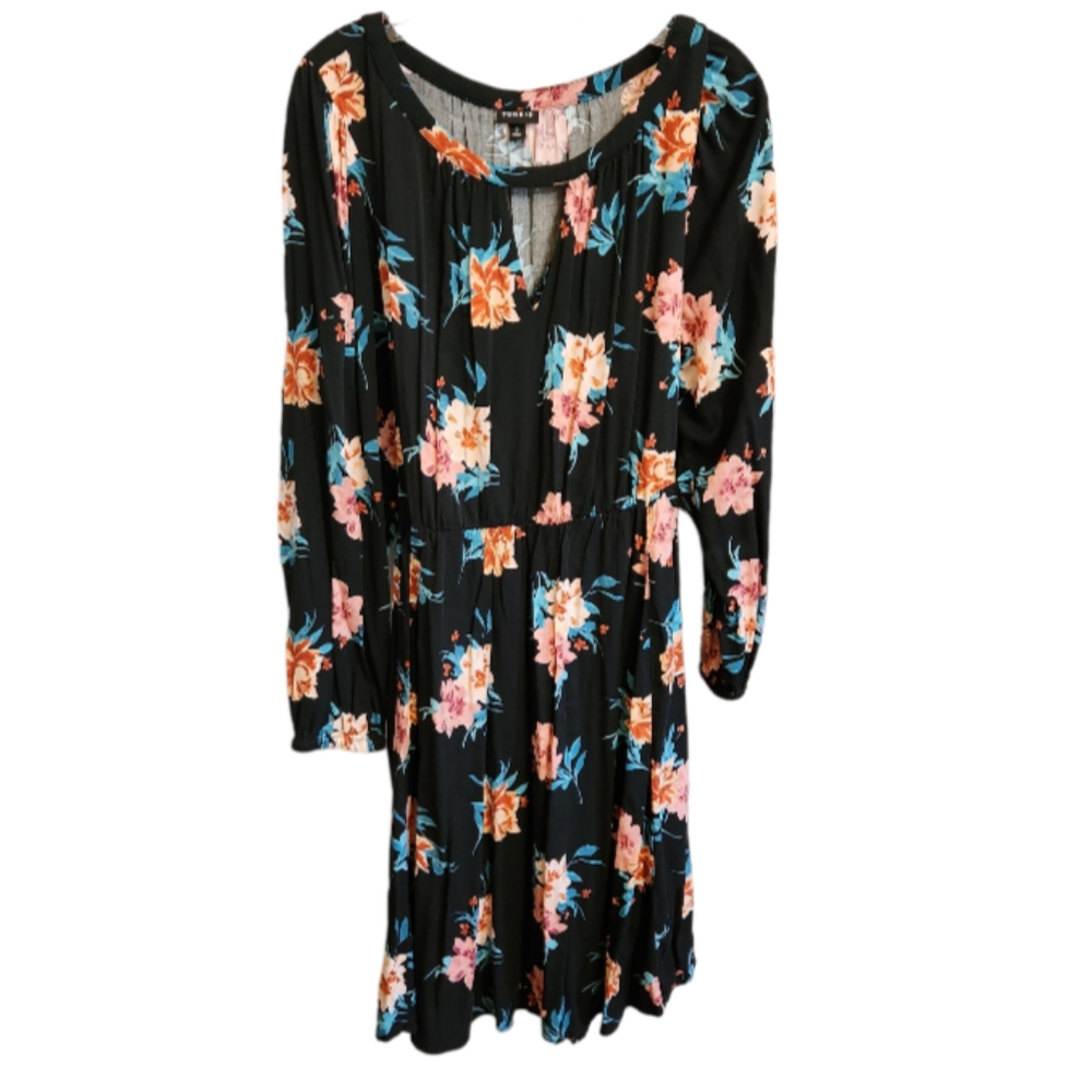 Torrid Mini Stretch Challis A-line Dress size 2